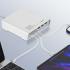LDNIO Q605 120W 6 Ports USB C PD Tablet Laptop Fast Charger Multi-port High Power Desktop Charger US EU UK Plug Charger Adapter - White